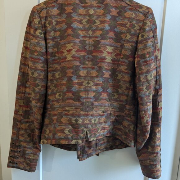 Unique Bianca Nygard Zip Jacket with Lace-Up Detailing – Size Medium - Picture 3 of 8